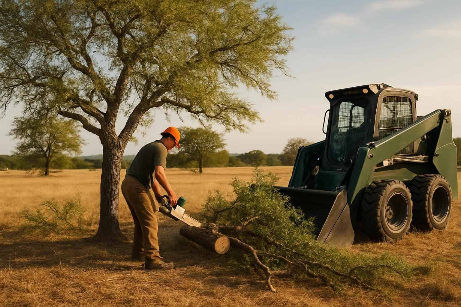Mesquite Tree Removal in Hye Texas
