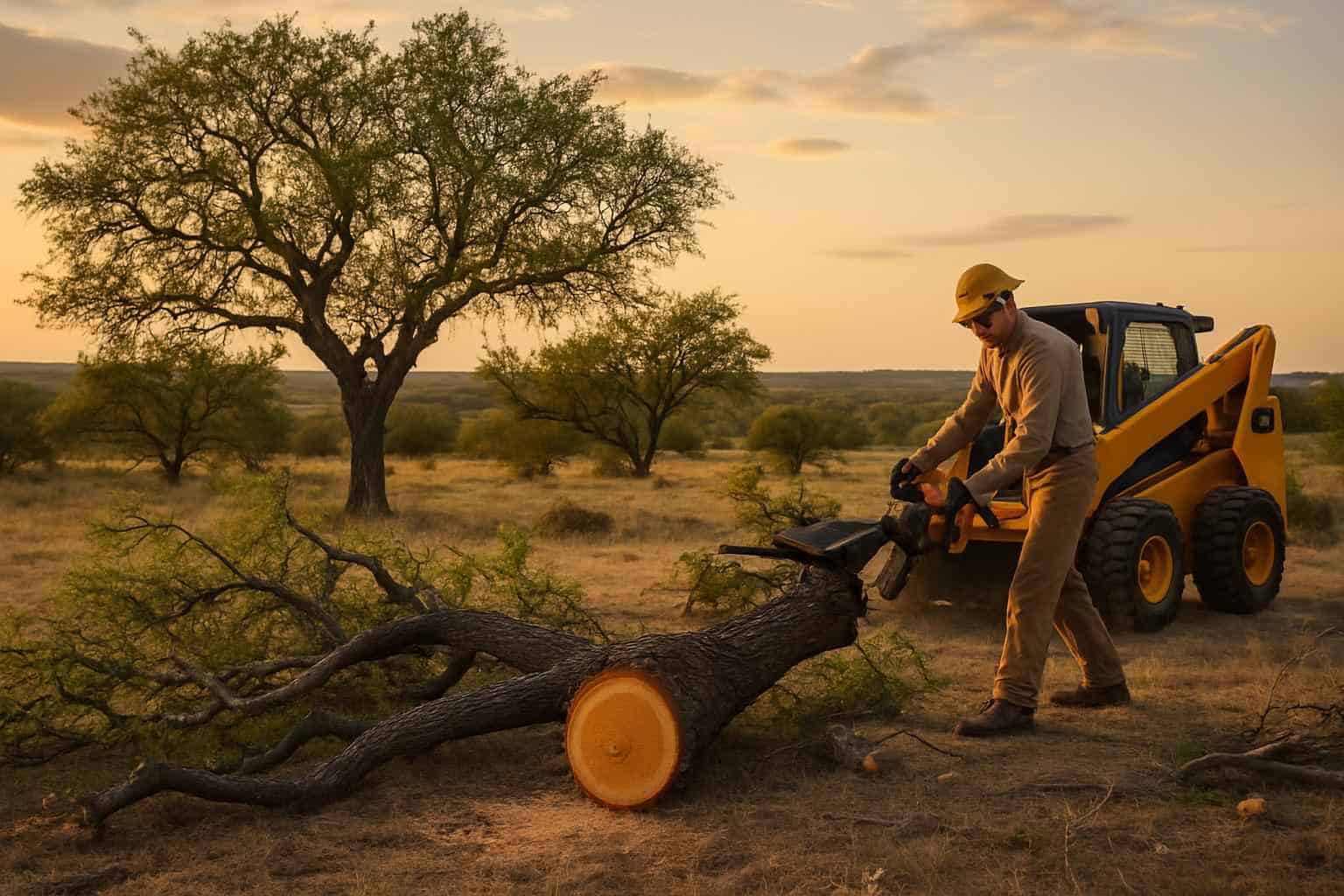 Mesquite Tree Removal in Willow City Texas