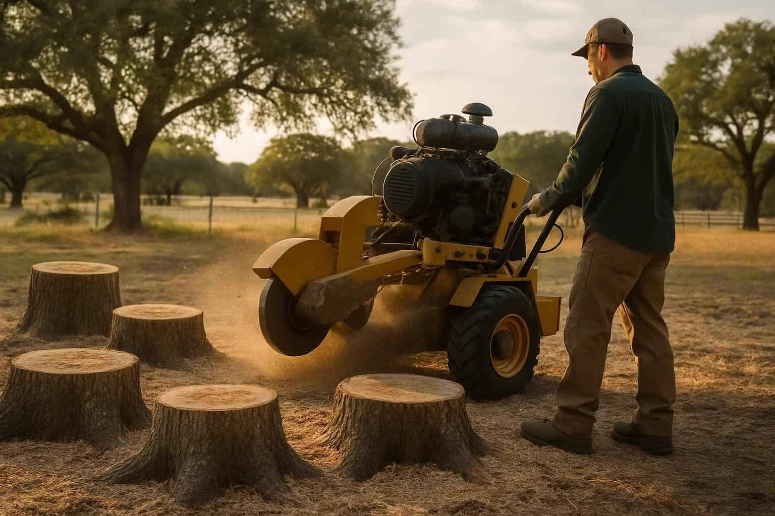 Multiple Stumps Same Day in Stonewall Texas