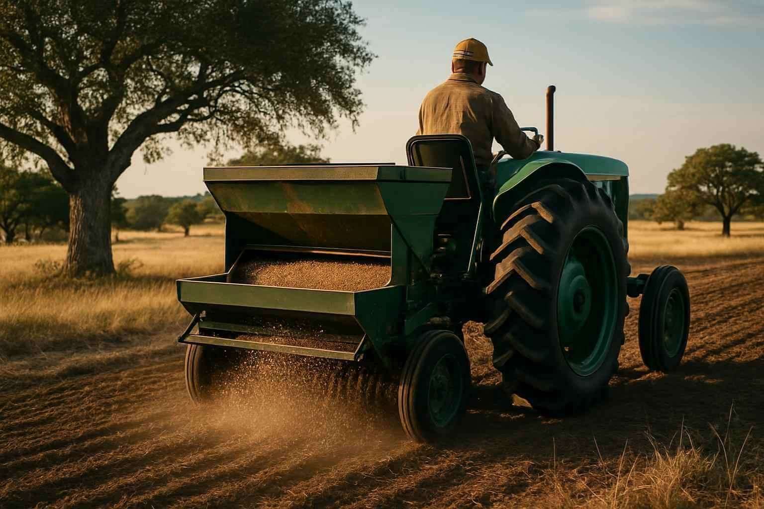 Native Grass Seeding in Luckenbach Texas