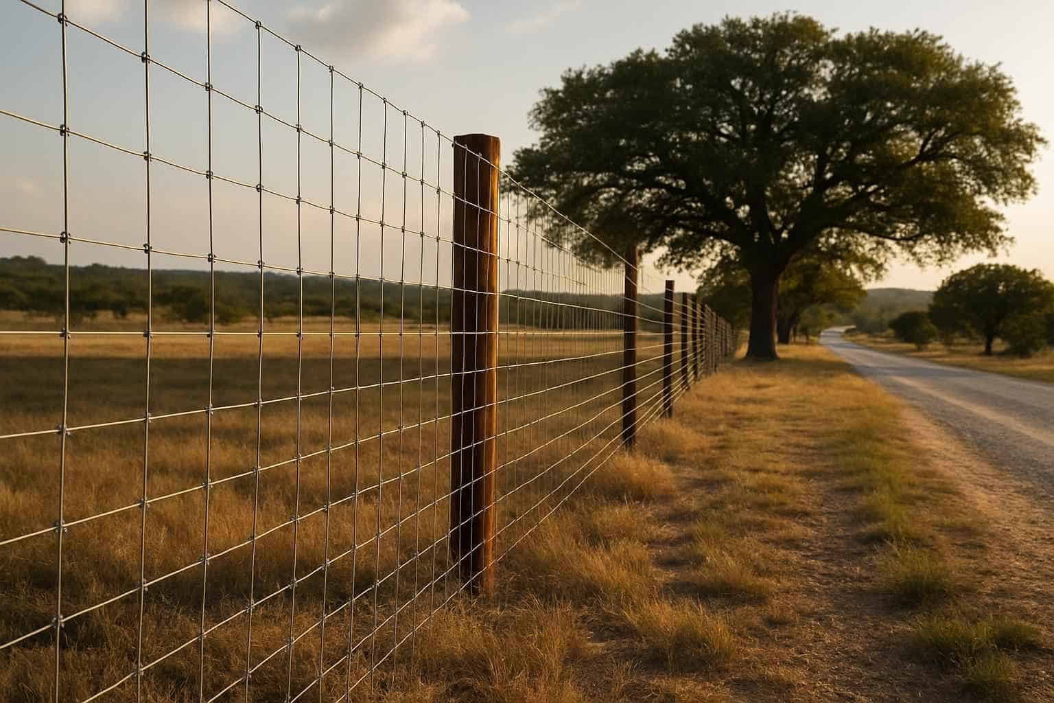 Net Wire and Field Fence in Willow City Texas