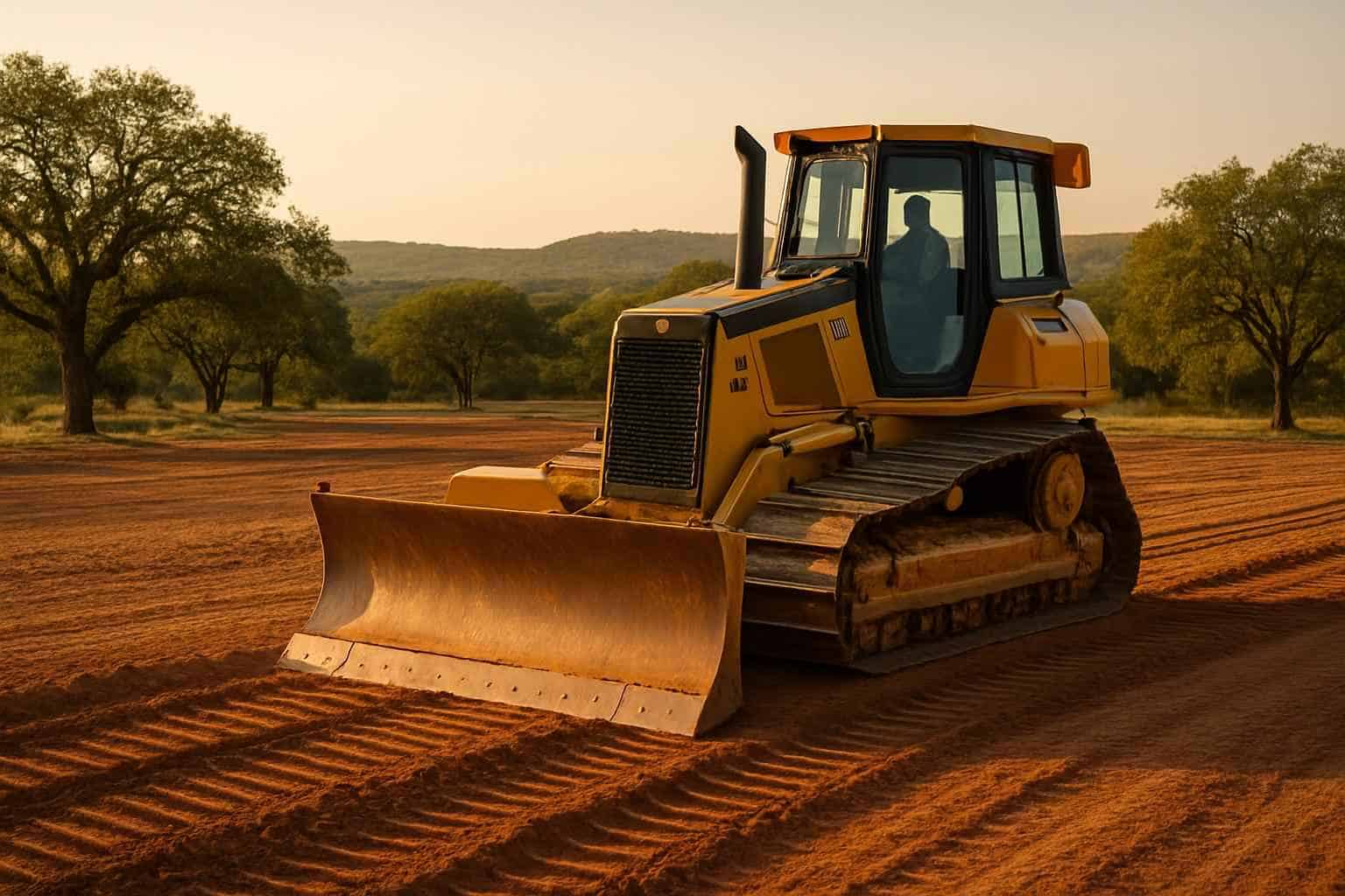 New Construction Lot Prep in Willow City Texas