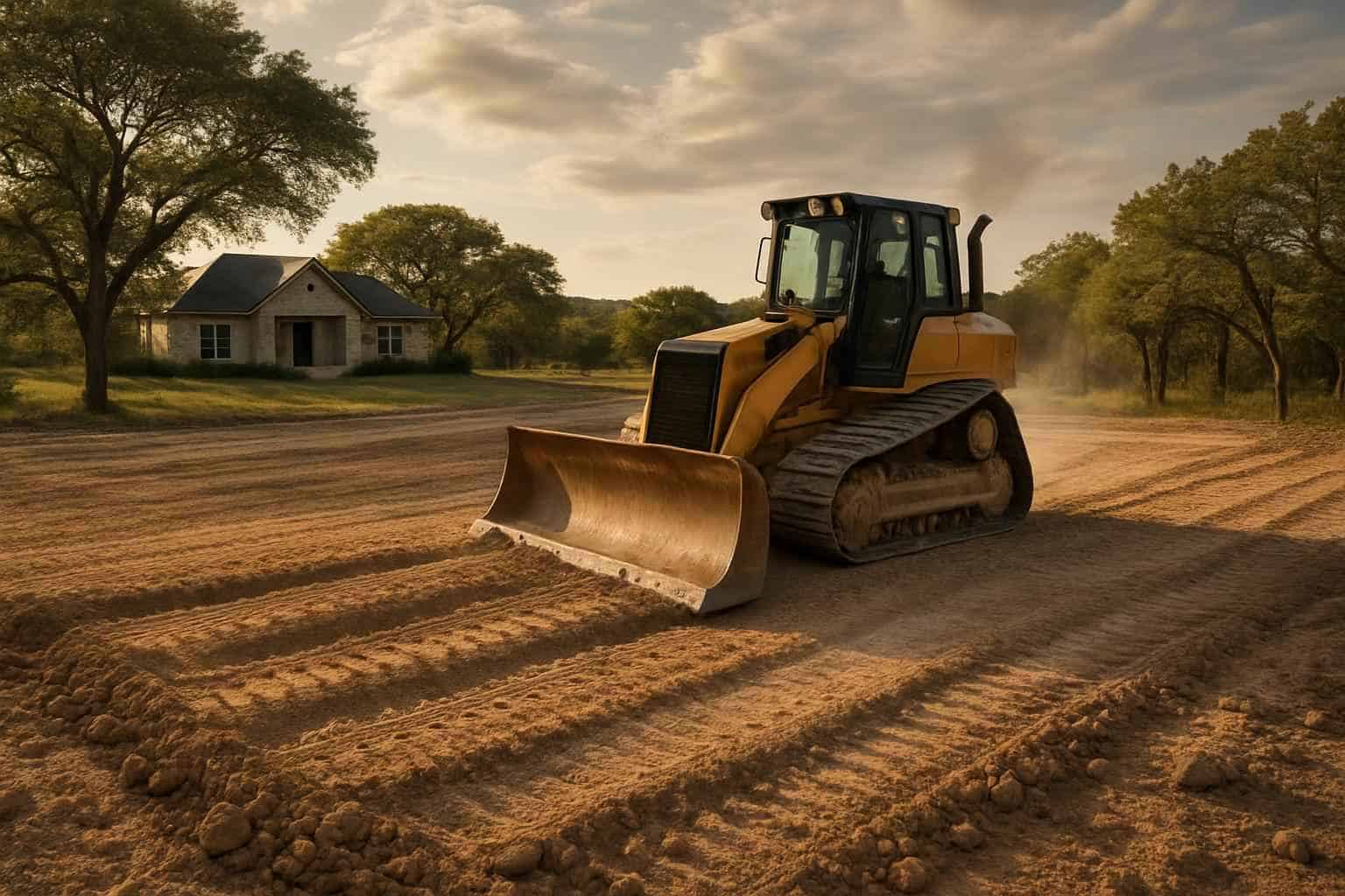 Pad Site Clearing in Hye Texas