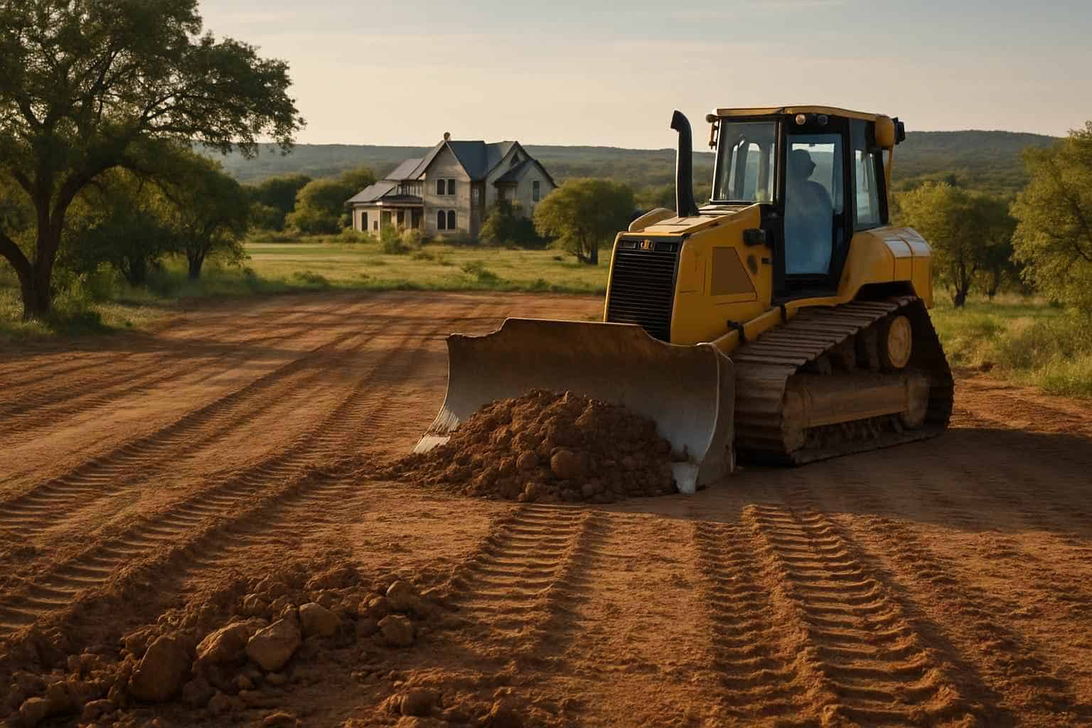 Pad Site Clearing in Willow City Texas