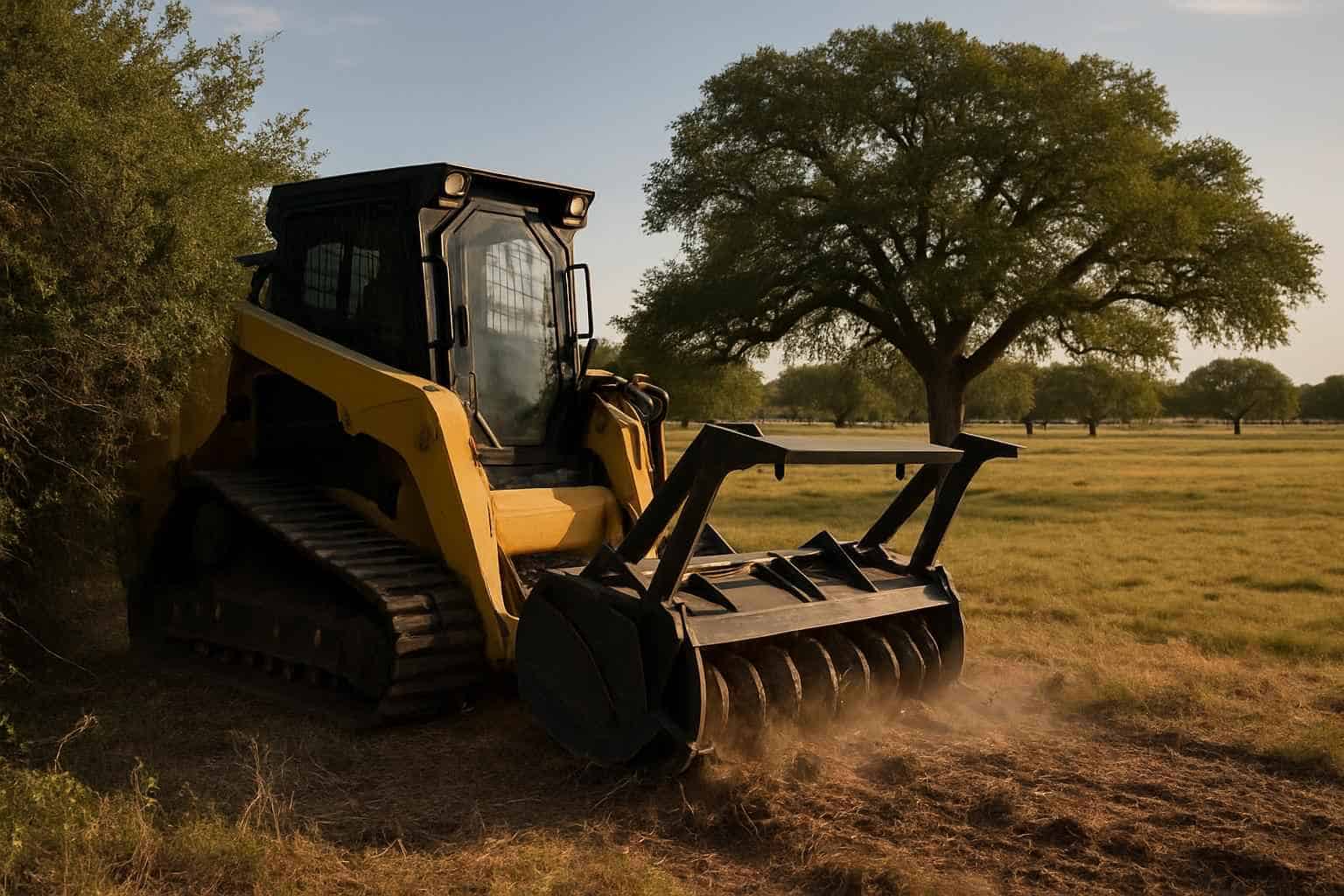 Pasture Brush Clearing in Hye Texas