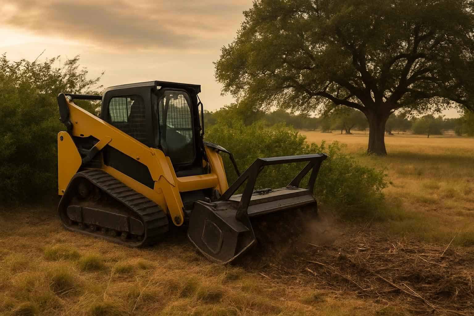 Pasture Brush Clearing in Stonewall Texas