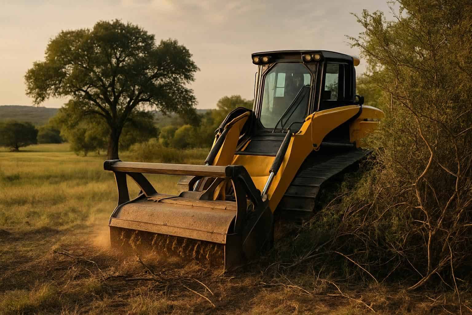 Pasture Brush Clearing in Willow City Texas