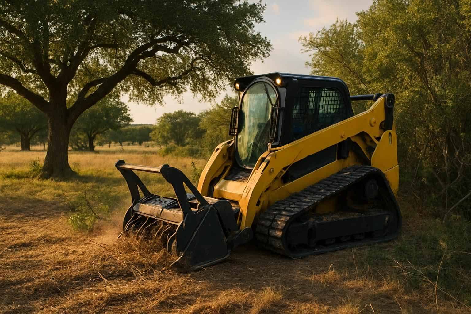 Pasture Underbrush Clearing in Hye Texas