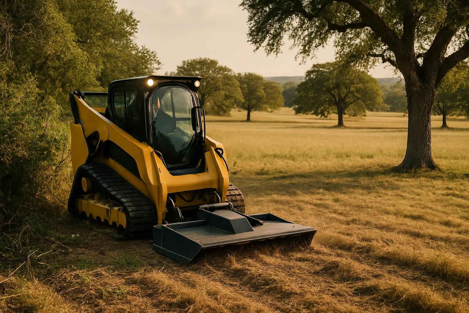 Pasture Underbrush Clearing in Luckenbach Texas