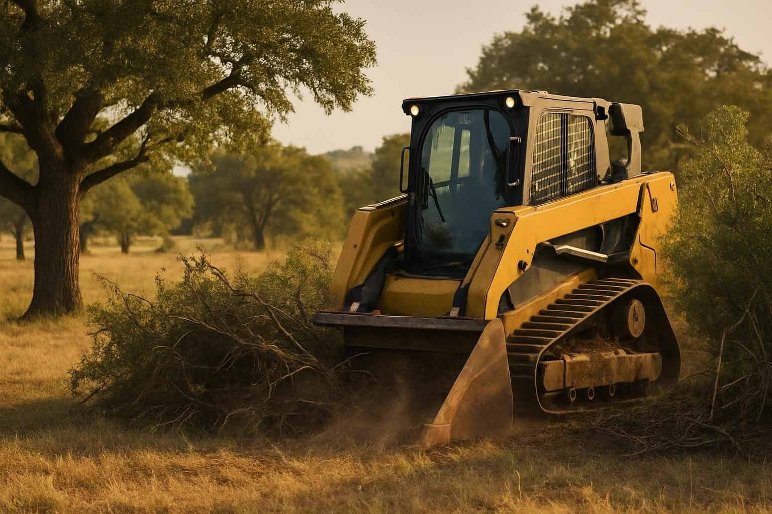 Pasture Underbrush Clearing in Stonewall Texas
