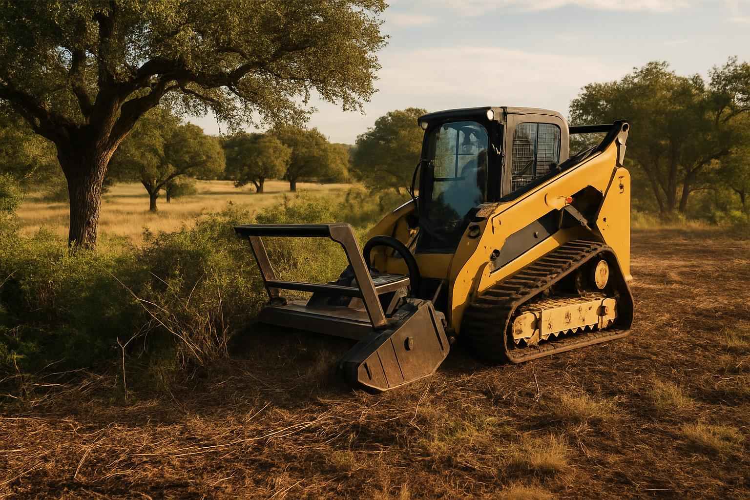 Pasture Underbrush Clearing in Willow City Texas