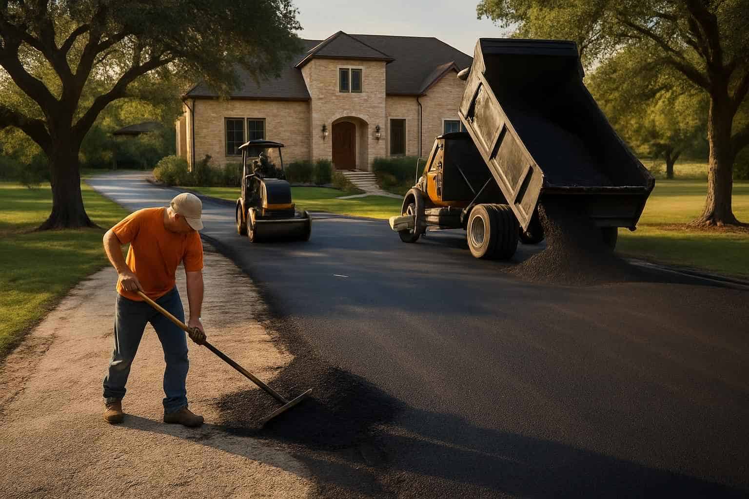 Paving Repairs and Overlays in Hye Texas