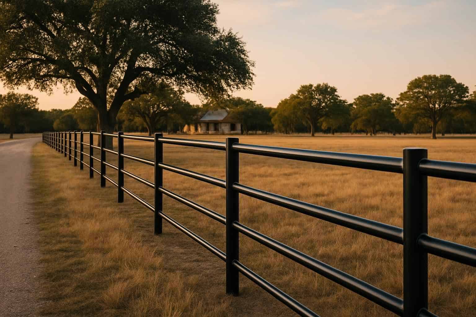Pipe And Rail Fencing in Luckenbach Texas
