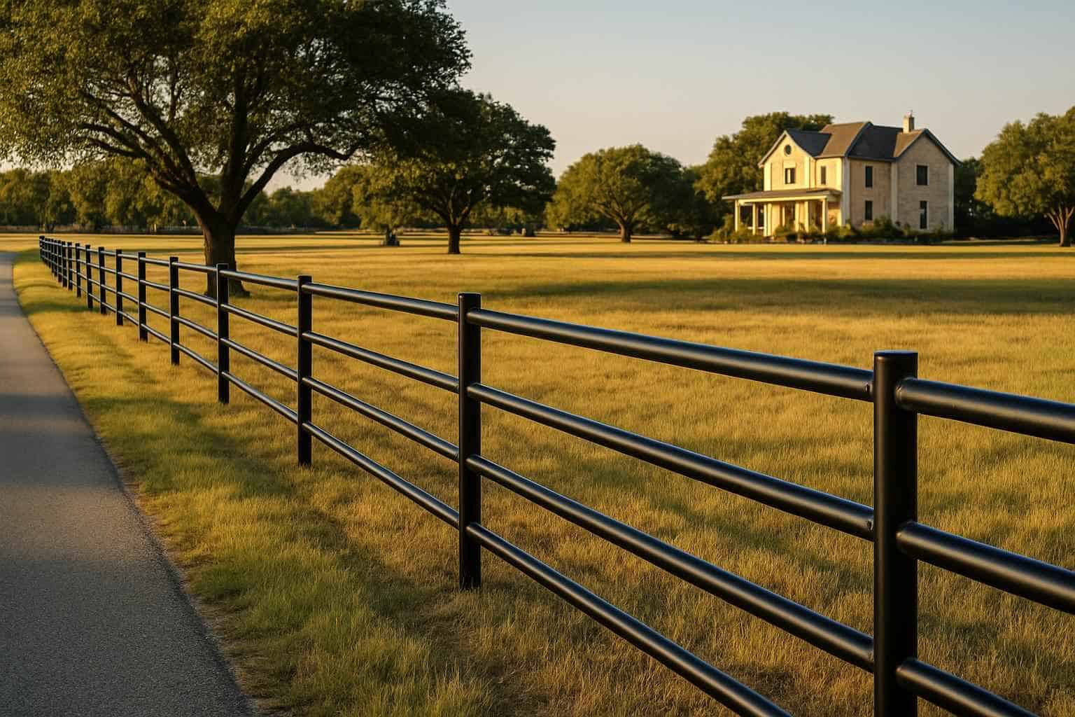 Pipe And Rail Fencing in Stonewall Texas