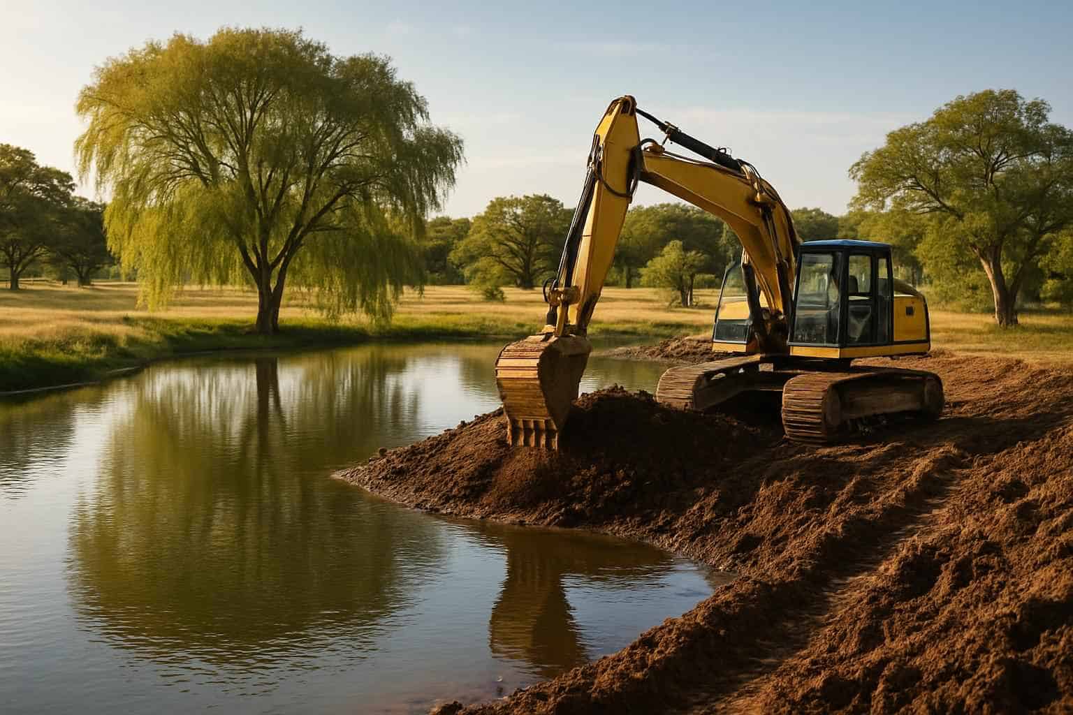 Pond Expansion in Willow City Texas