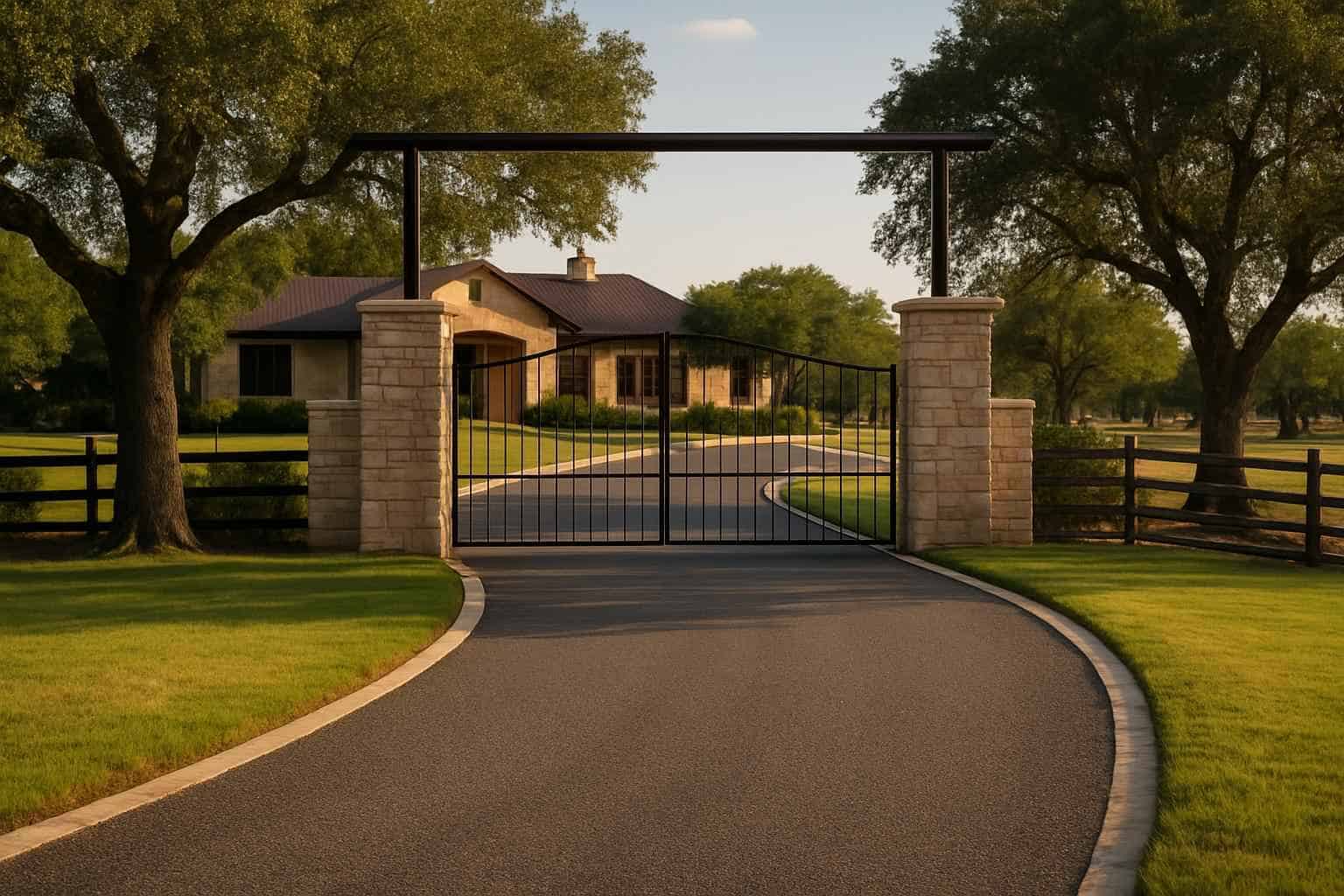 Ranch Road Chip Seal in Hye Texas