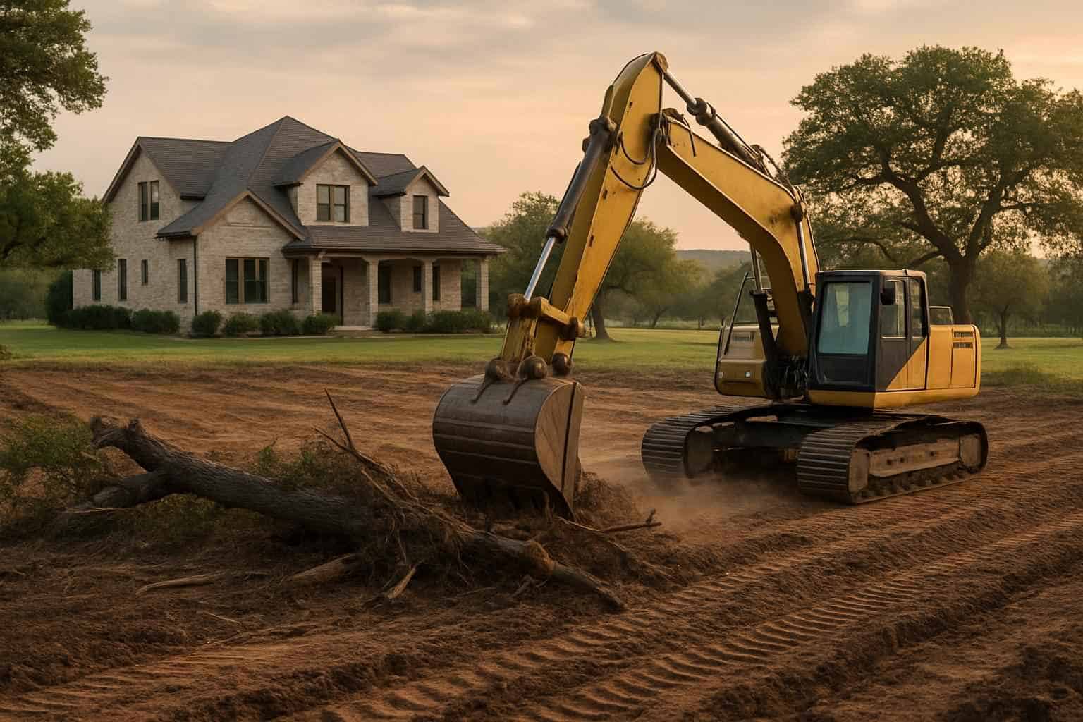 Residential Land Clearing in Stonewall Texas