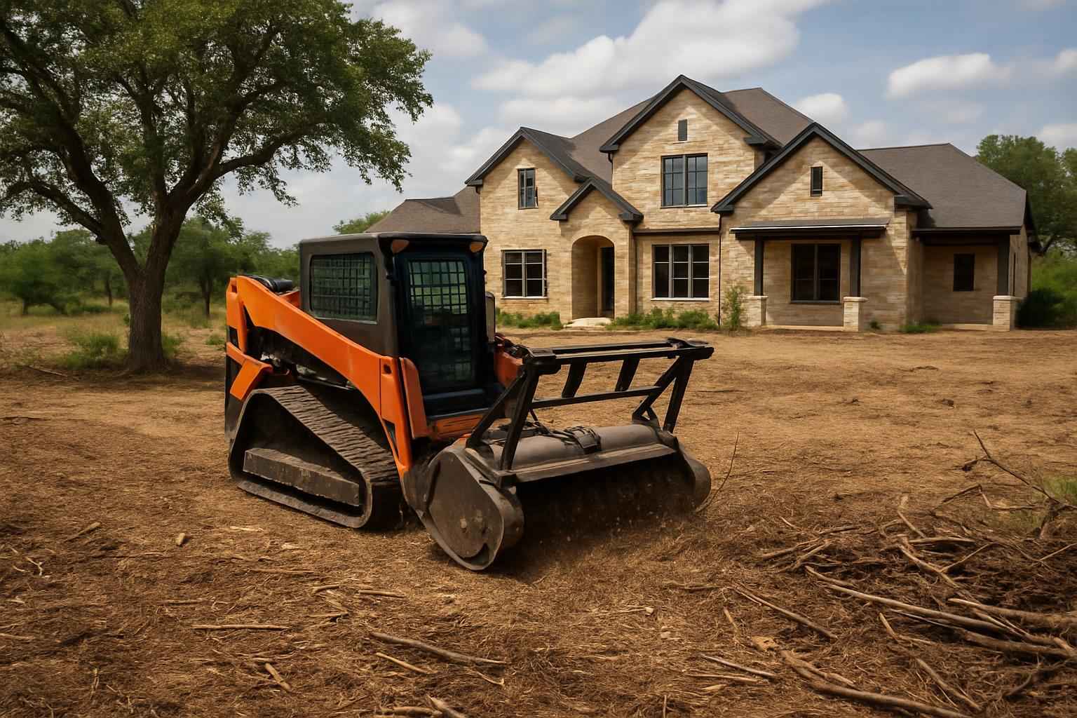Residential Lot Clearing in Stonewall Texas