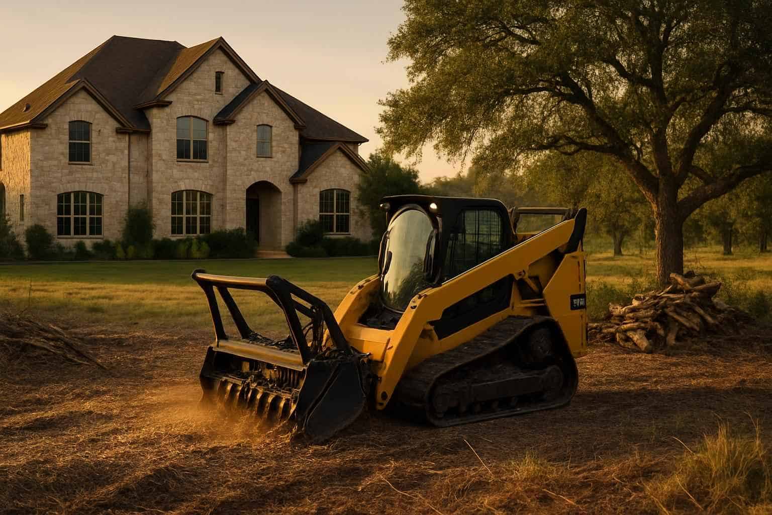 Residential Lot Clearing in Willow City Texas