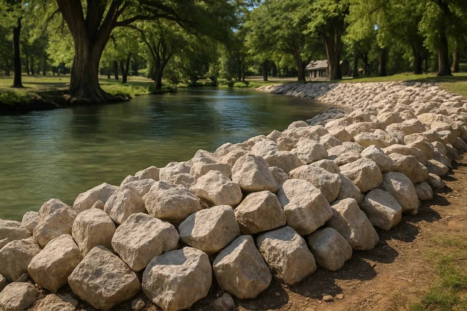 Riprap Rock in Luckenbach Texas