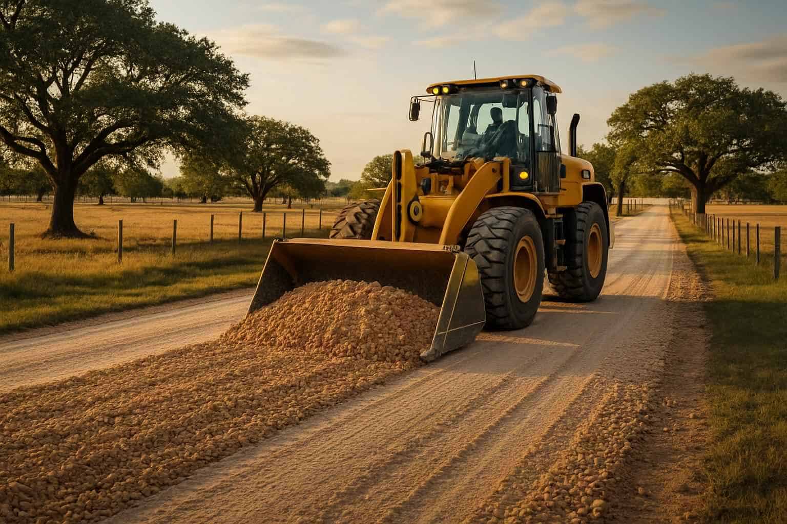 Road Base Build in Hye Texas