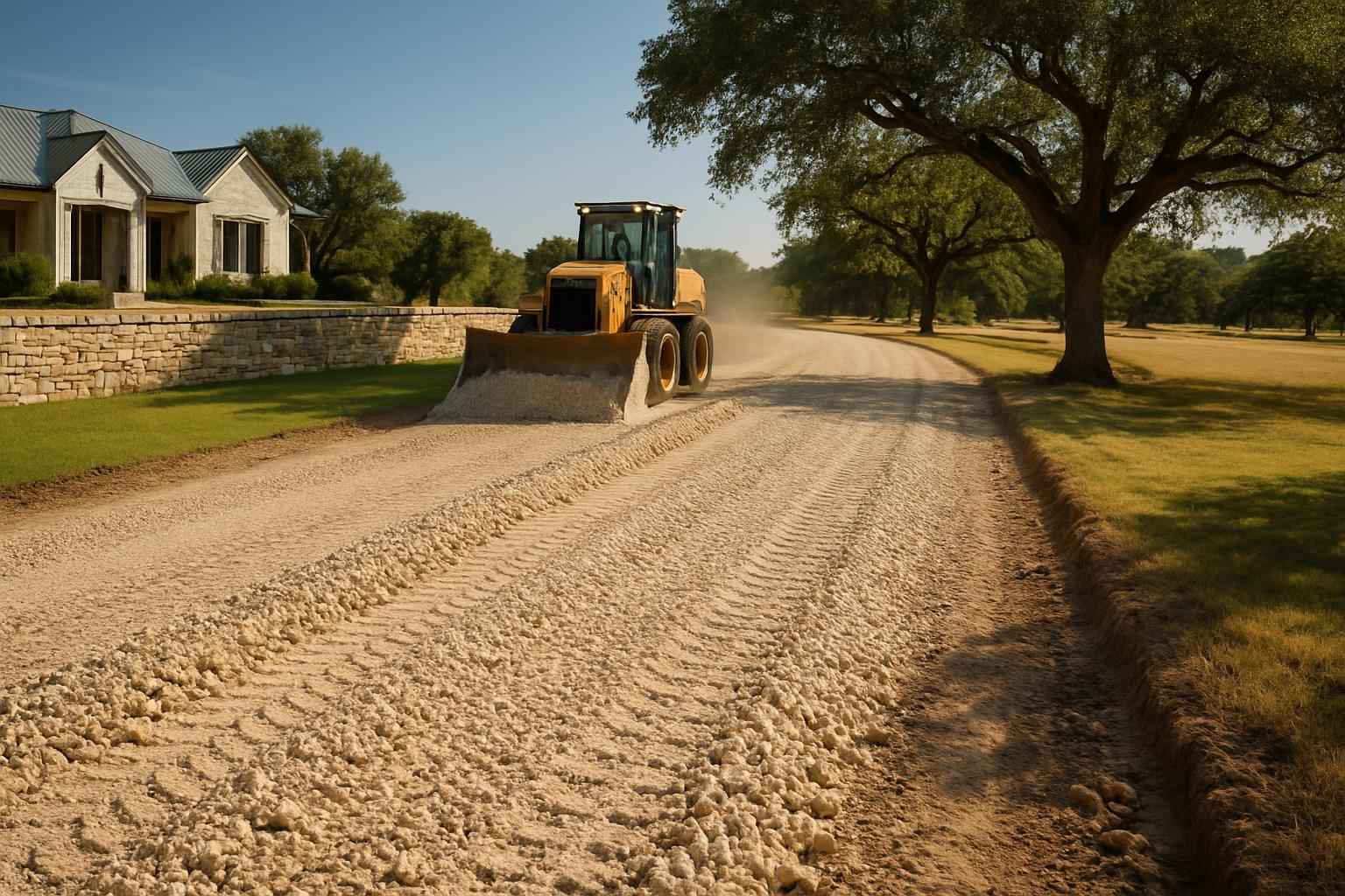 Road Base Build in Stonewall Texas