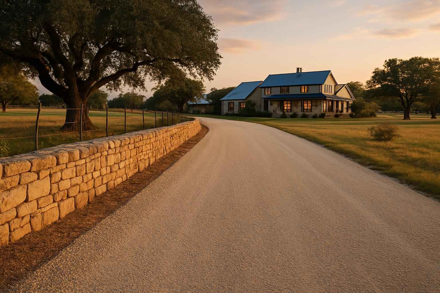 Road Base Driveway in Luckenbach Texas