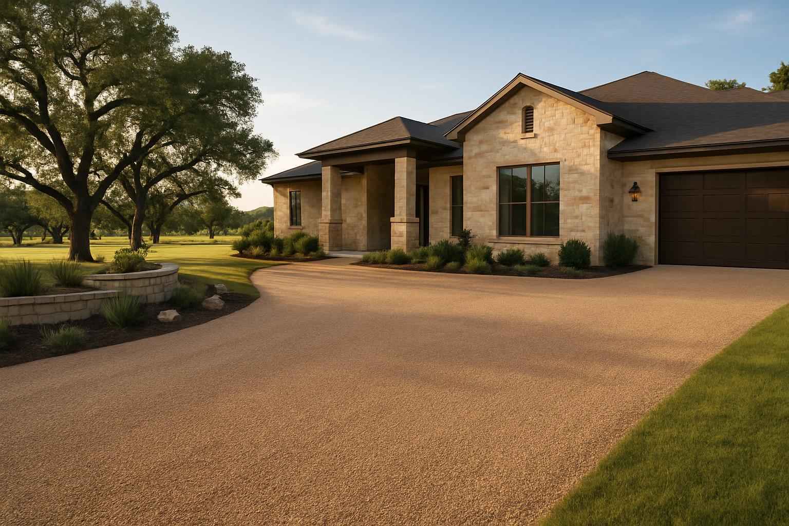 Road Base Driveway in Stonewall Texas