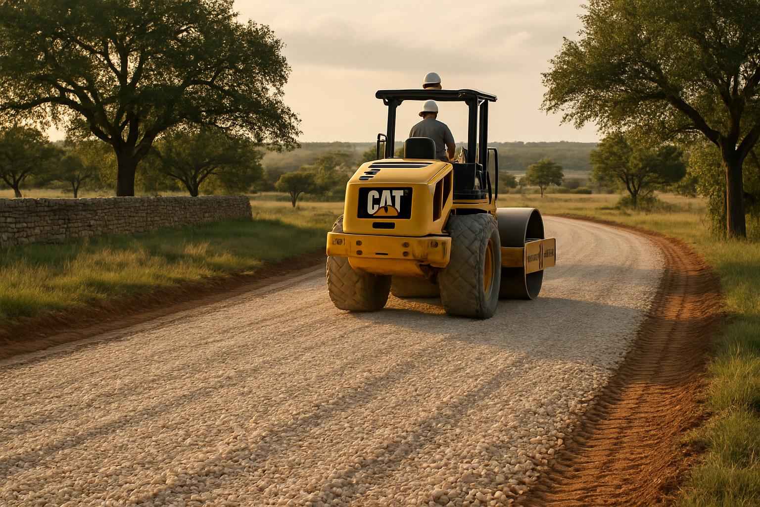 Road Base Installation in Hye Texas