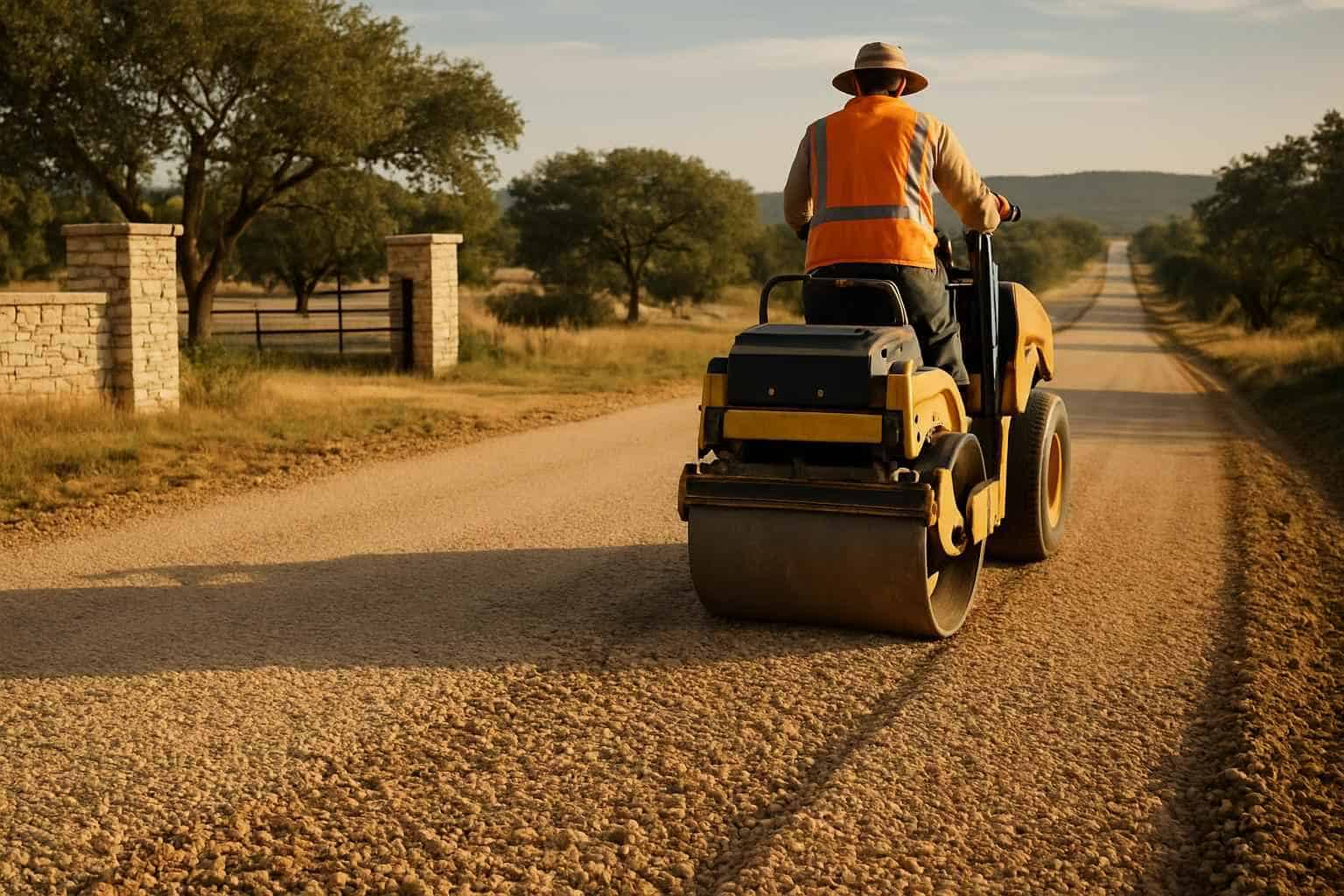 Road Base Installation in Willow City Texas