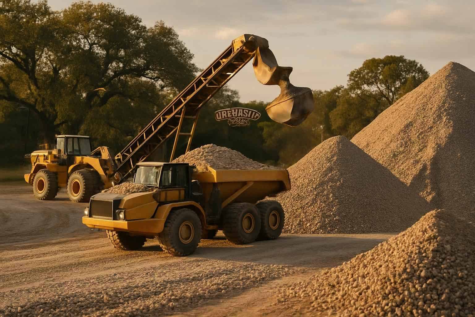 Road Base Production in Luckenbach Texas