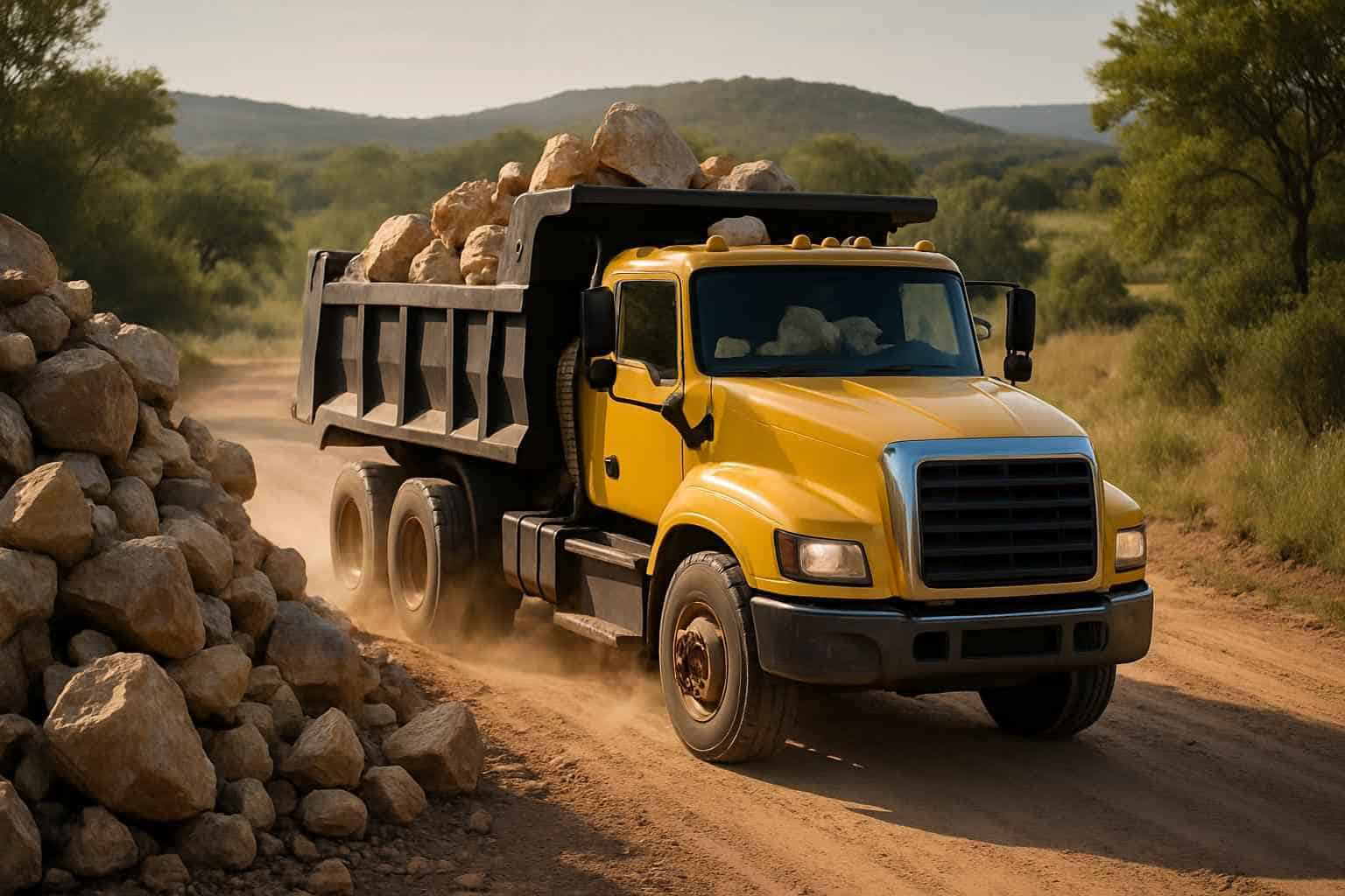 Rock And Boulder Hauling in Willow City Texas