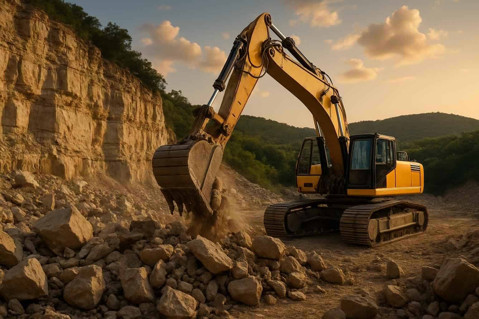 Rock Excavation in Willow City Texas