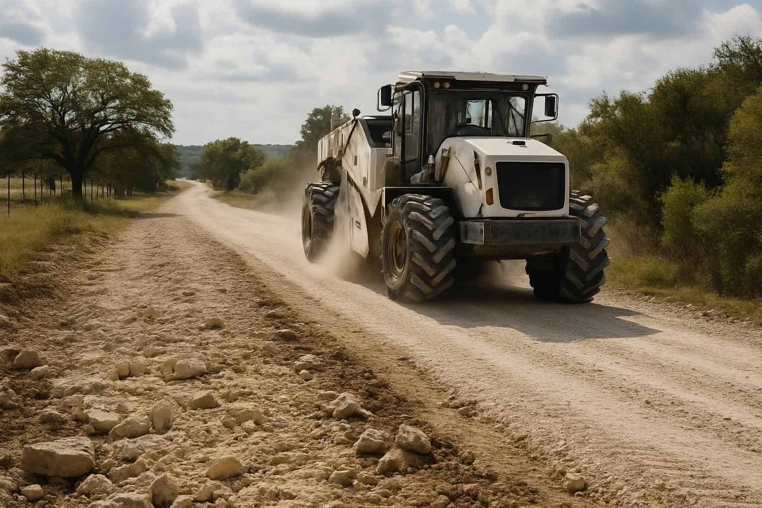 Rock Milling for Roads in Luckenbach Texas