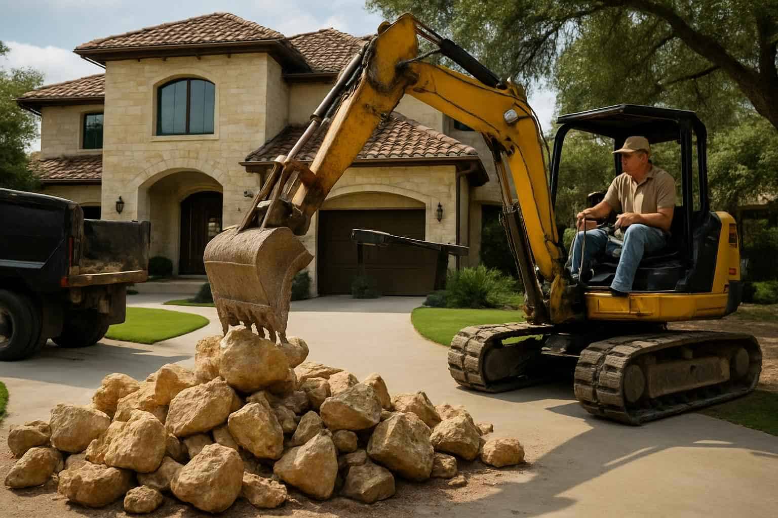 Rock Removal For Driveways in Willow City Texas