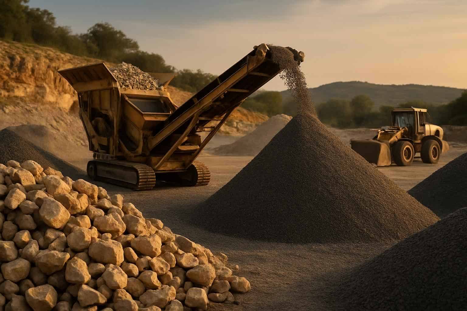Rock Screening and Sorting in Stonewall Texas