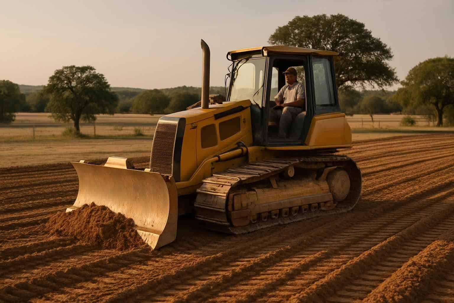 Rough Grading in Hye Texas