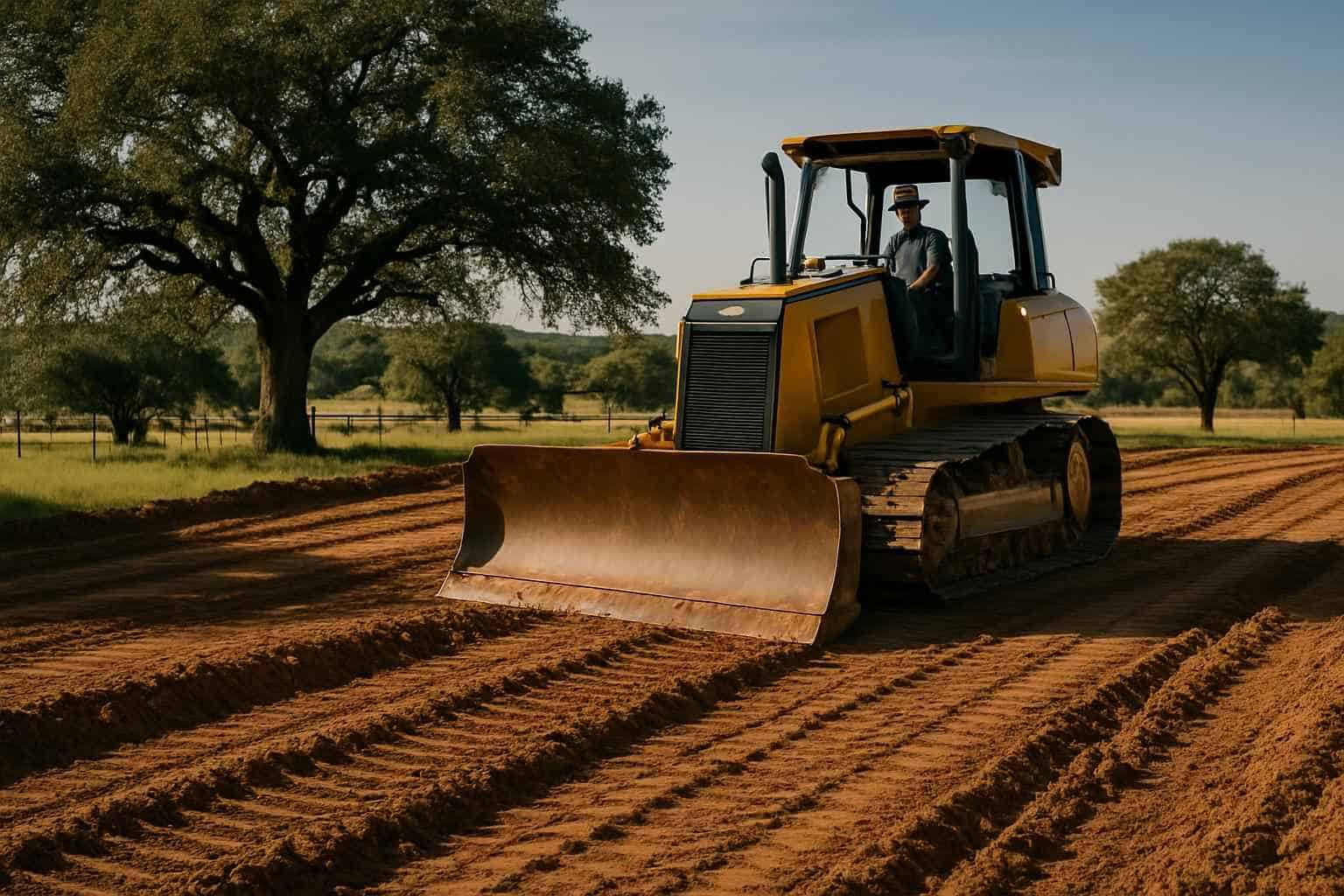 Rough Grading in Stonewall Texas