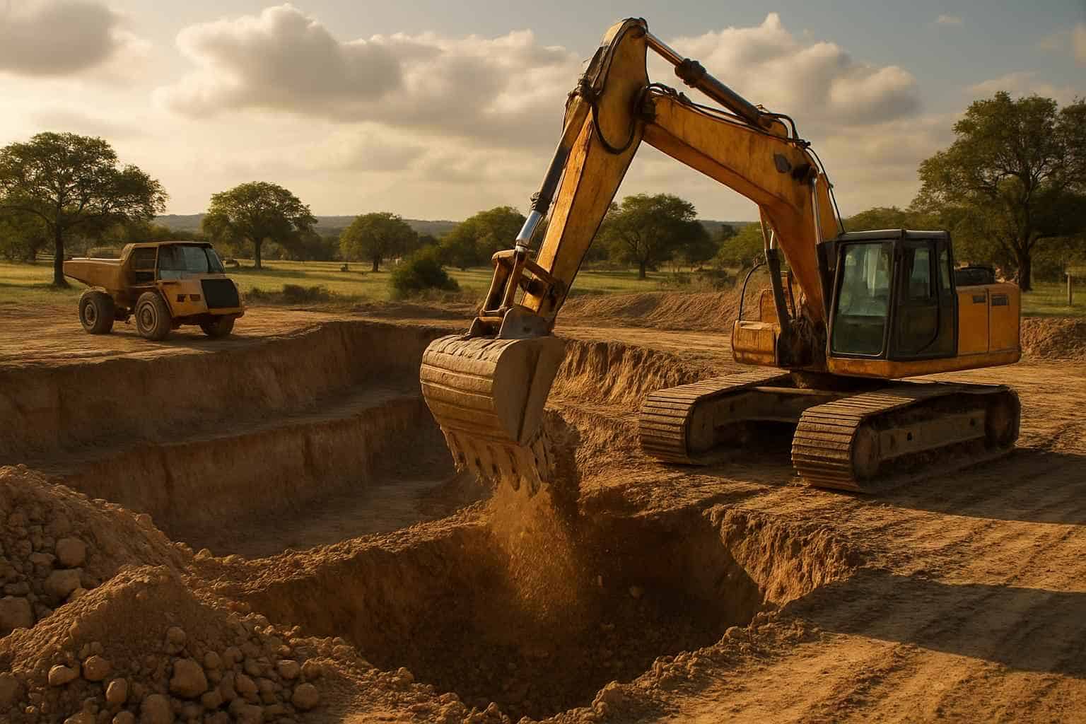 Site Excavation in Hye Texas