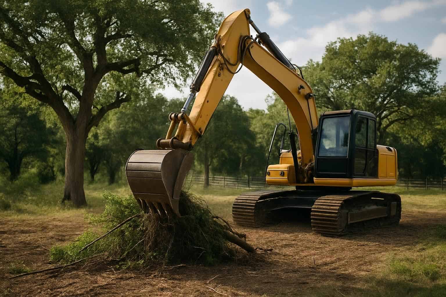 Small Lot Clearing in Luckenbach Texas