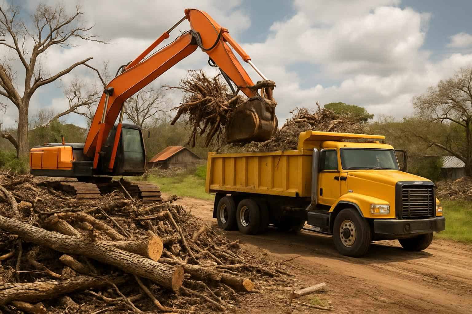 Storm Debris Removal in Luckenbach Texas