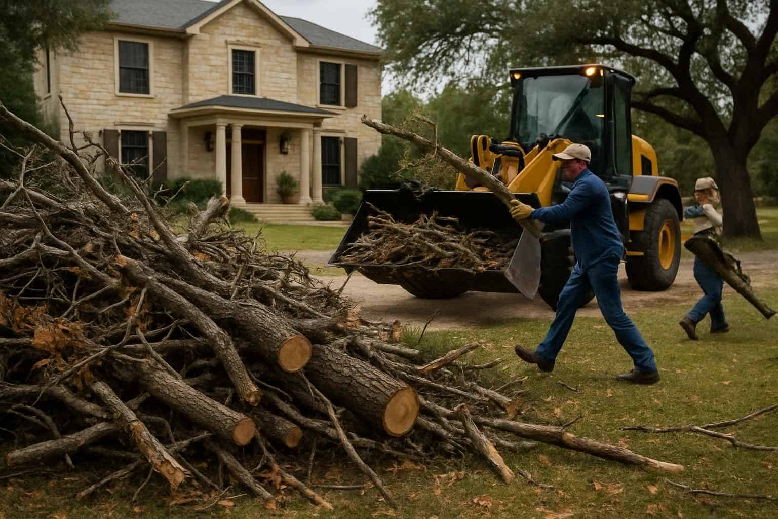 Storm Debris Removal in Stonewall Texas