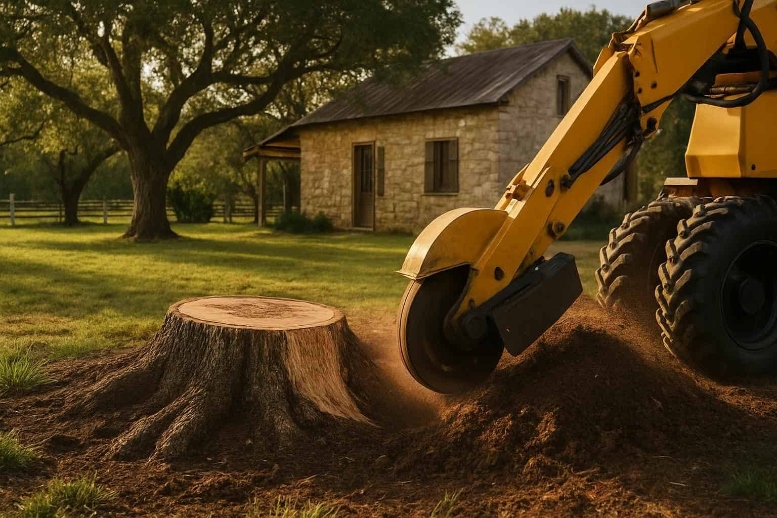 Stump Removal in Luckenbach Texas