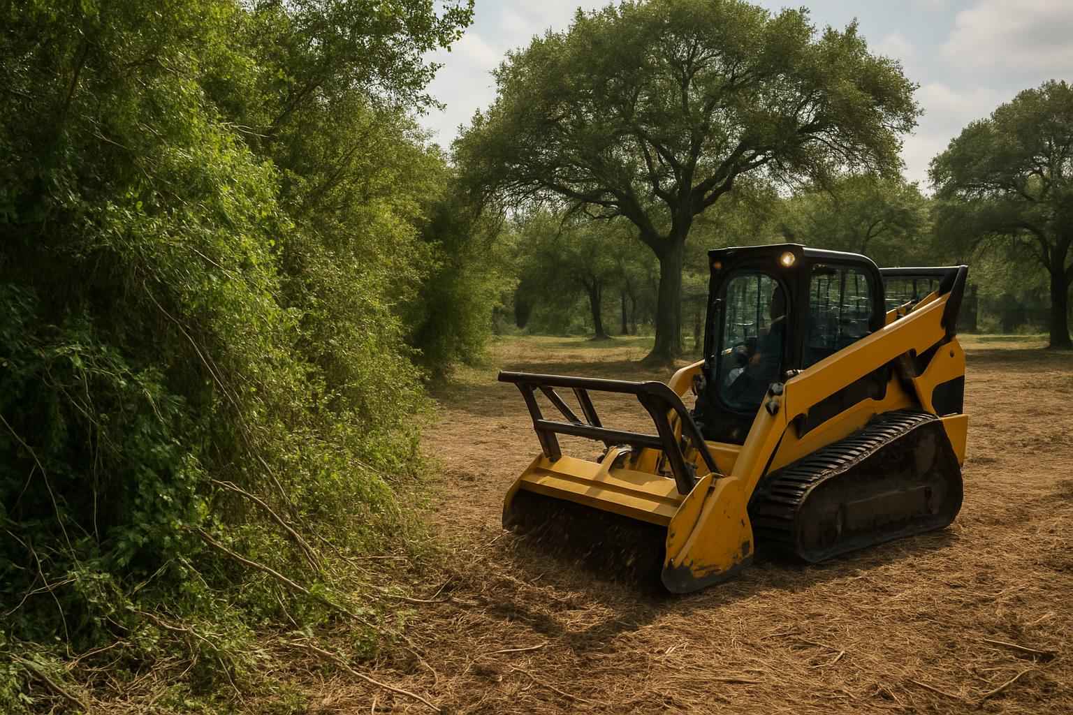 Thick Vegetation Clearing in Luckenbach Texas