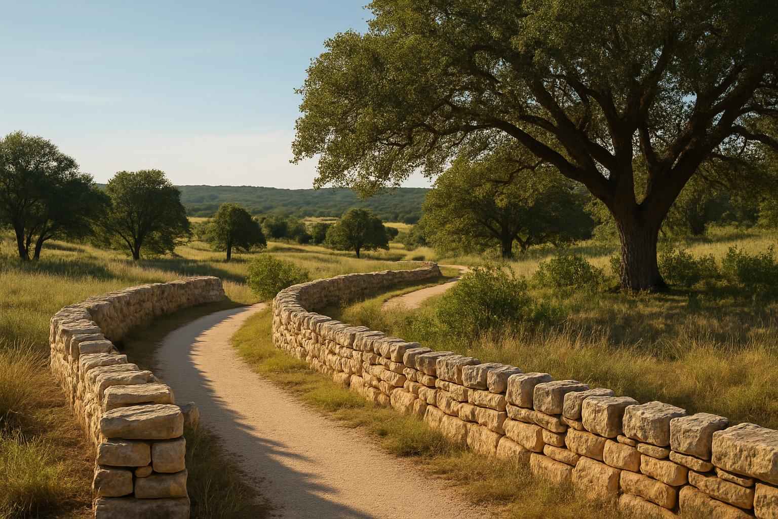 Trails And Access Paths In Stonewall Texas