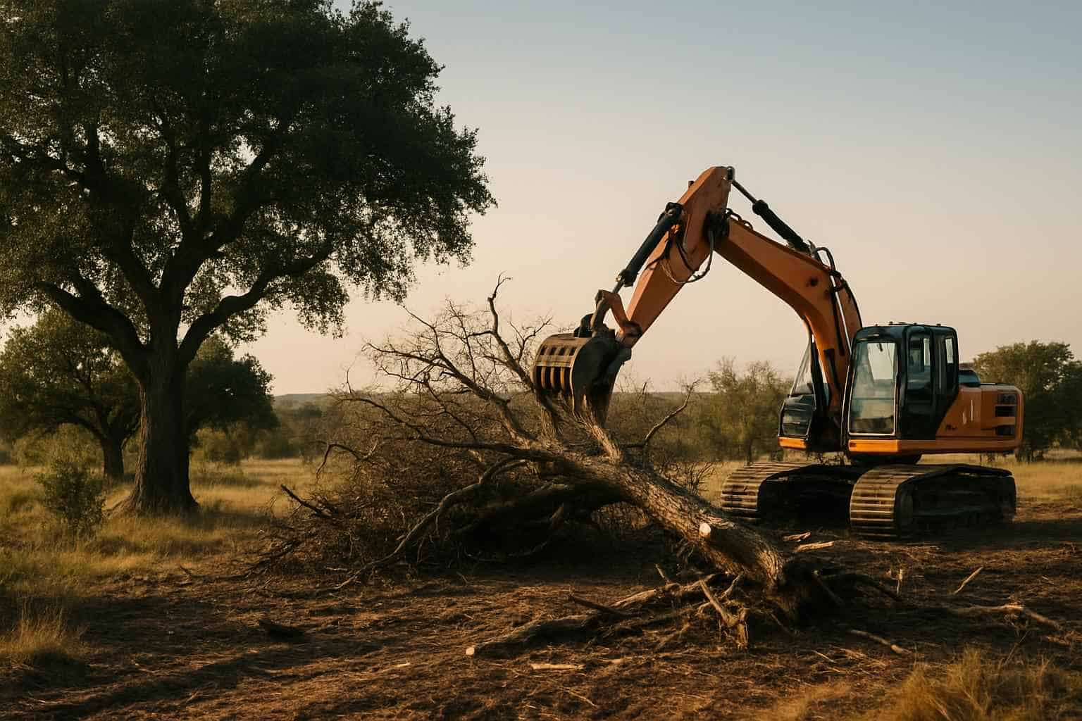 Tree Clearing in Hye Texas