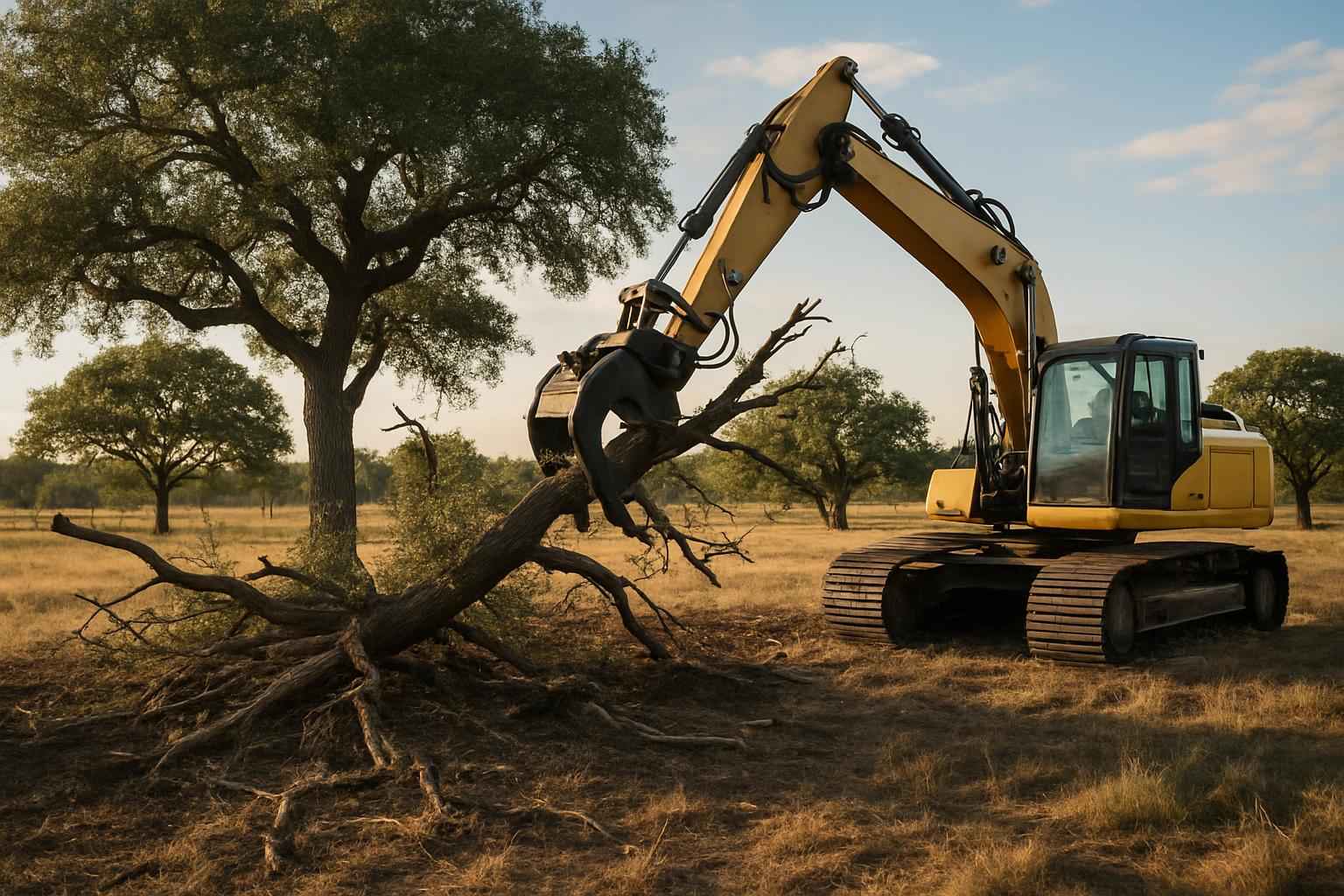 Tree Clearing in Luckenbach Texas