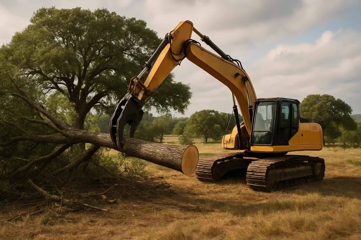 Tree Clearing in Stonewall Texas