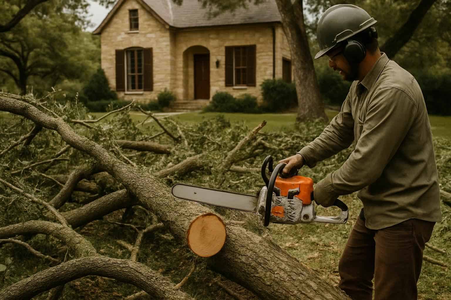 Tree Debris Removal in Stonewall Texas