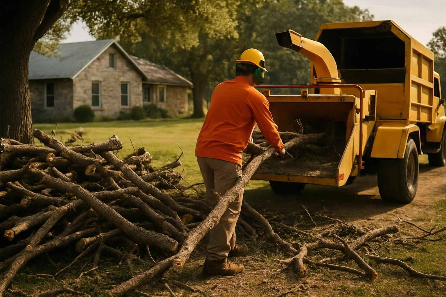 Tree Debris Removal in Willow City Texas